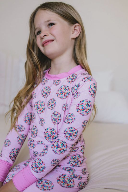 Toddler/Girls two-Piece Bamboo Pajama - Meet Me At Midnight