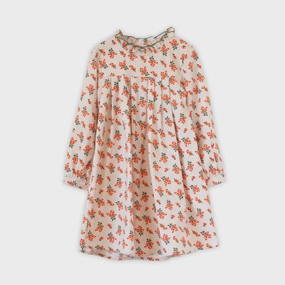 Myrtle Pleated Dress -  Autumn Floral