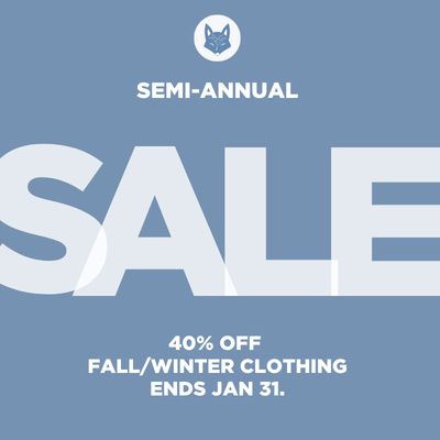 Semi-Annual Sale