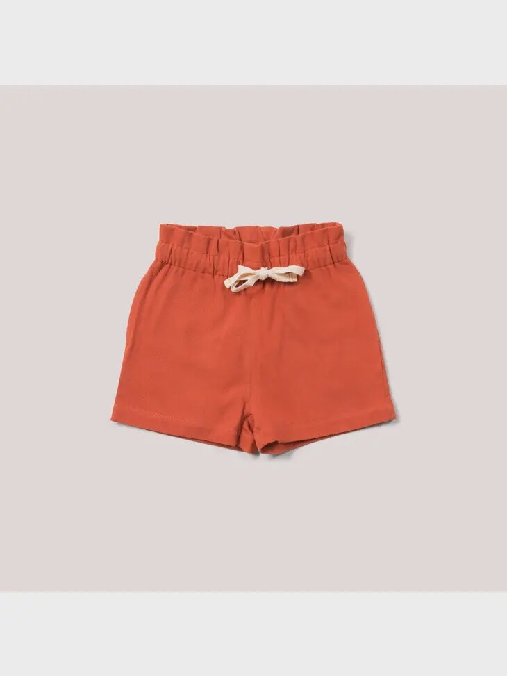 Twill Shorts - Soft Red