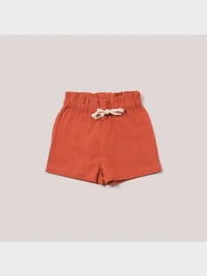 Twill Shorts - Soft Red