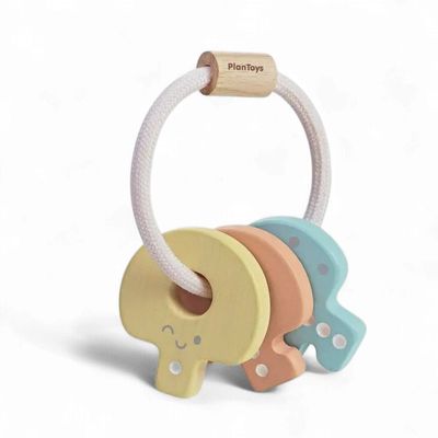 Baby Key Rattle - Pastel