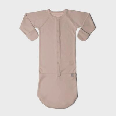 Baby Convertible Sleep Gown - Rose