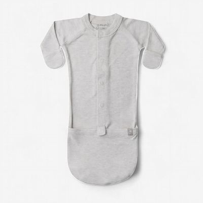 Baby Convertible Sleep Gown - Storm Gray