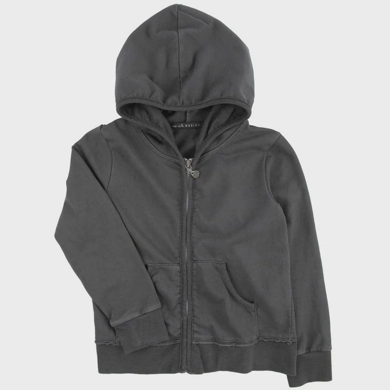 Toddler/Kids Zip Up Sweatshirt - Slate