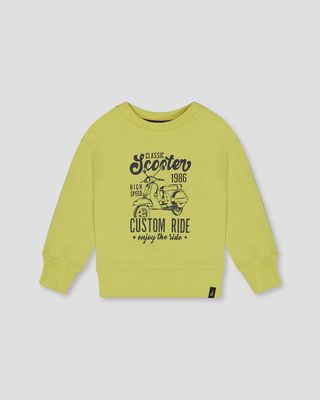Boys Crewneck Sweatshirt - Lime Green