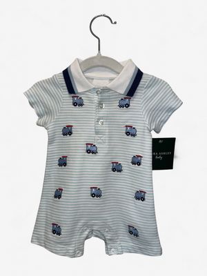New with Tags - Laura Ashley - Short Sleeve Onesie - 0-3M - PWE4266