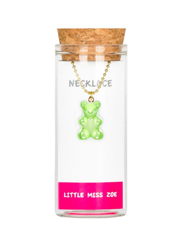Necklace - Green Gummy Bear