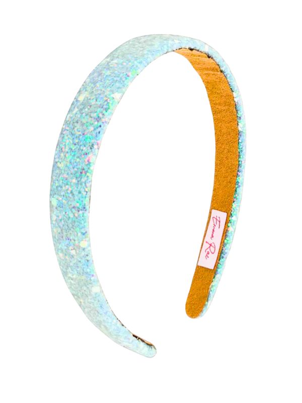 Blue Thin Sparkly Headband