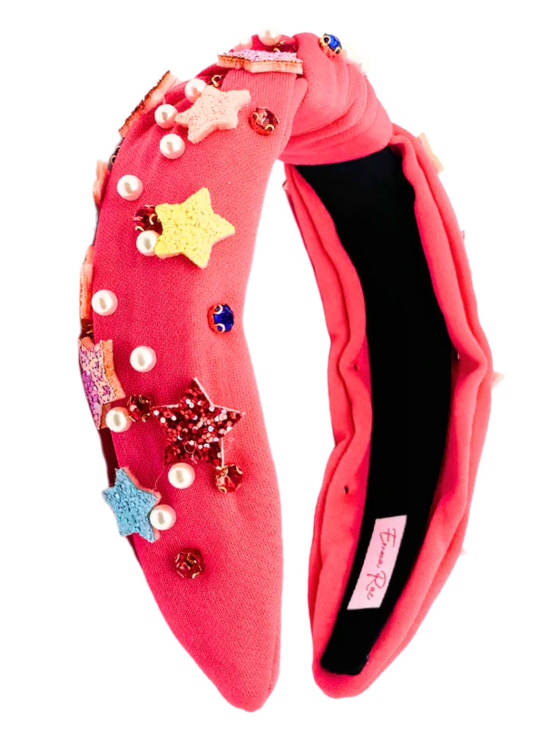 Star Knotted Headband - Pink