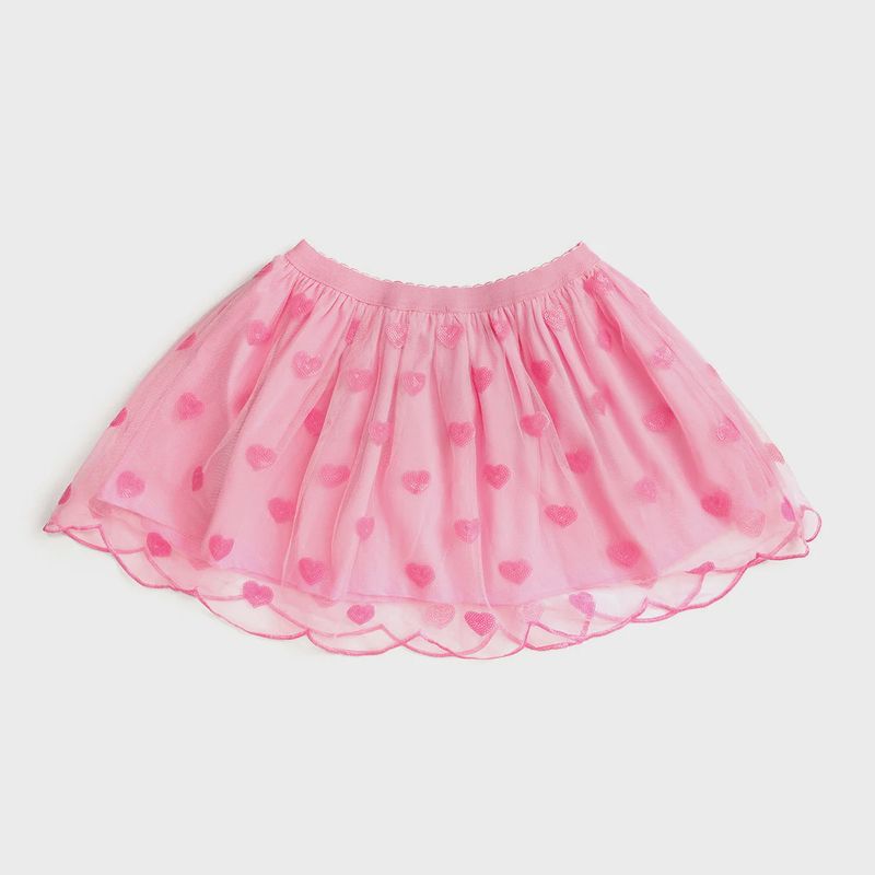 Girls Tutu - Mini Sequin Hearts Valentine's Day