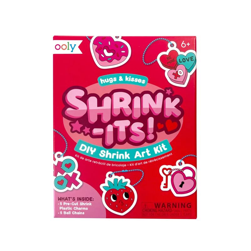 Shrink-Its! Mini DIY Shrink Art Kit - Hugs &amp; Kisses