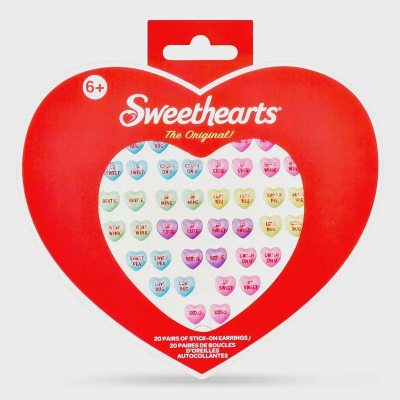 Sweethearts Stick-On Earrings