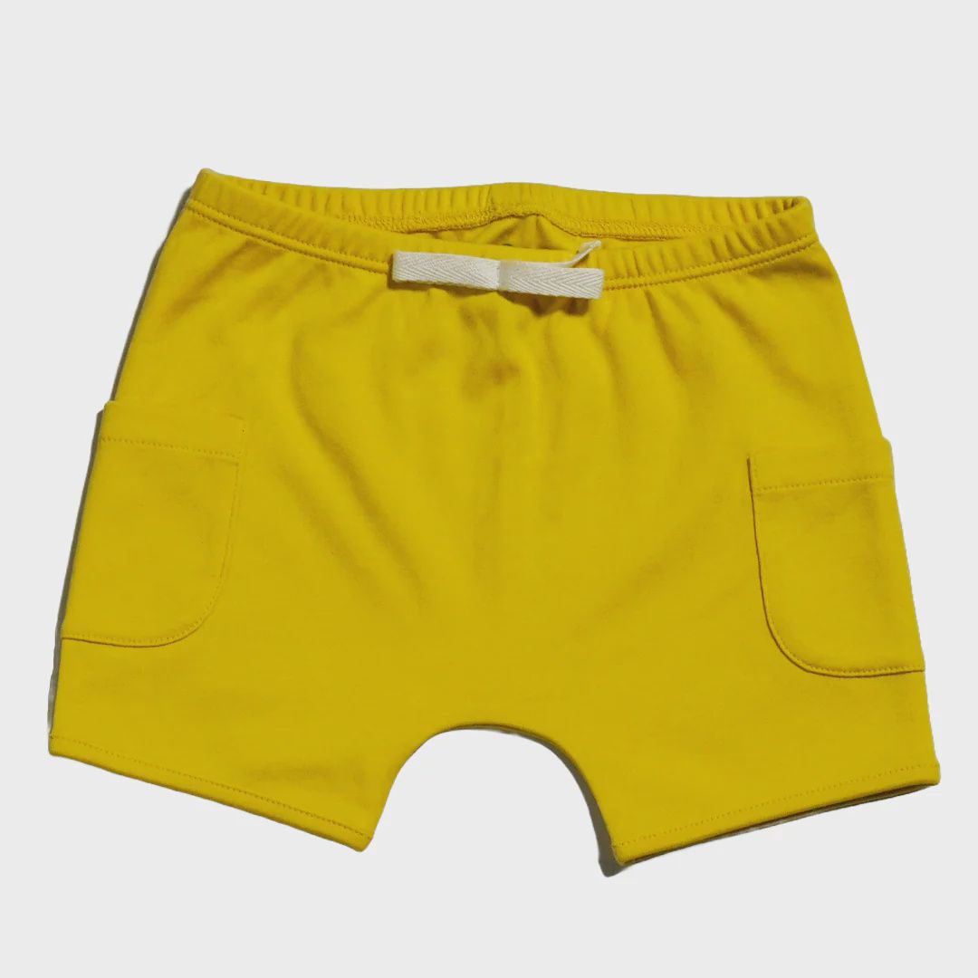 Cotton Shorts - Misted Yellow