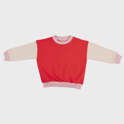 Crewneck Sweatshirt - Red Trio