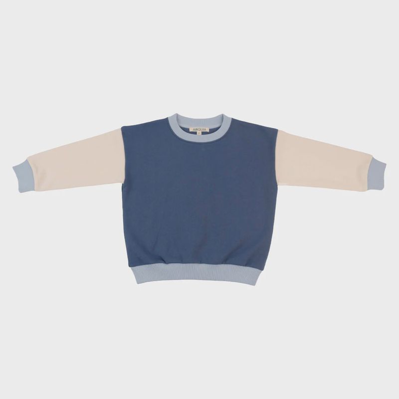 Crewneck Sweatshirt - Blue Trio