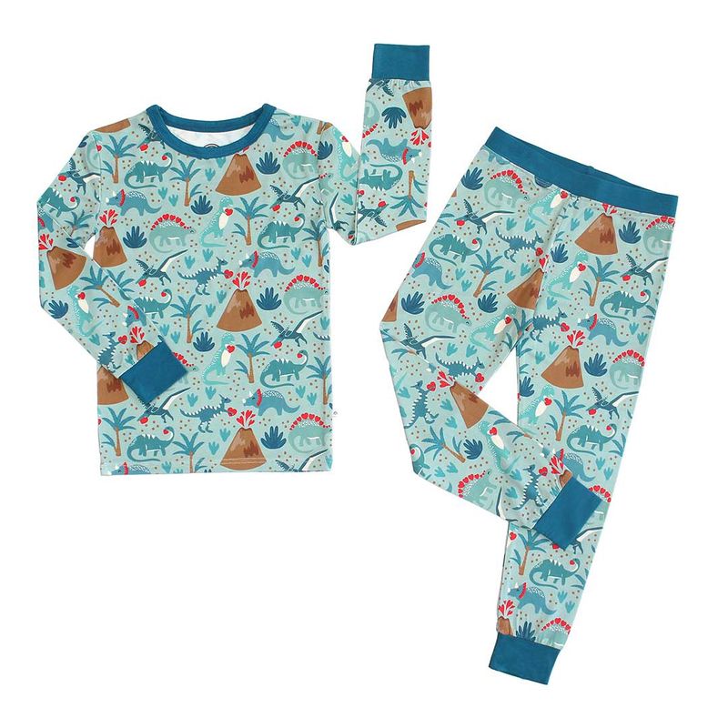 Toddler/Kids Long Sleeve Pajama Set - Lovasaurus Valentine's Day Dinosaurs