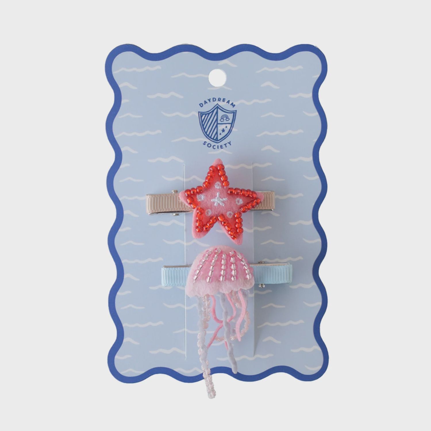Seaside Jellyfish and Starfish Clip Set