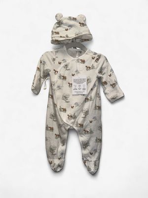 Used - Janie and Jack - Long Sleeve Onesie - 3-6M - PWE4689