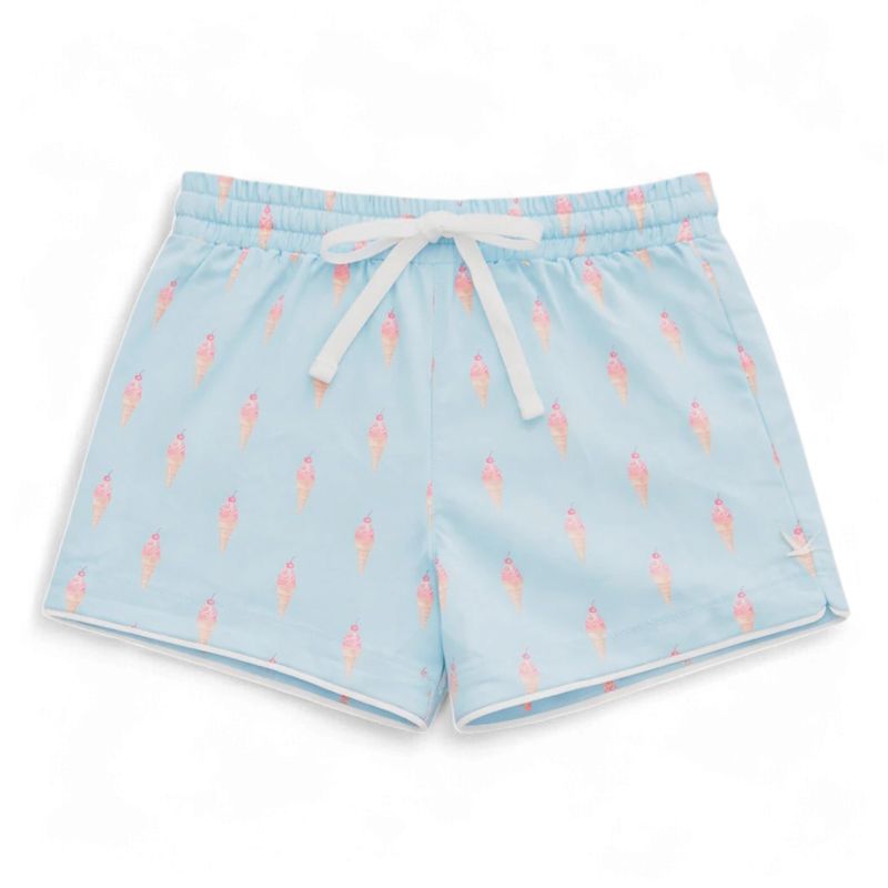 Boys Swim Shorts - Cherry Sundae