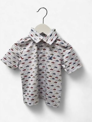 Boys Performance Polo - Tug Boat