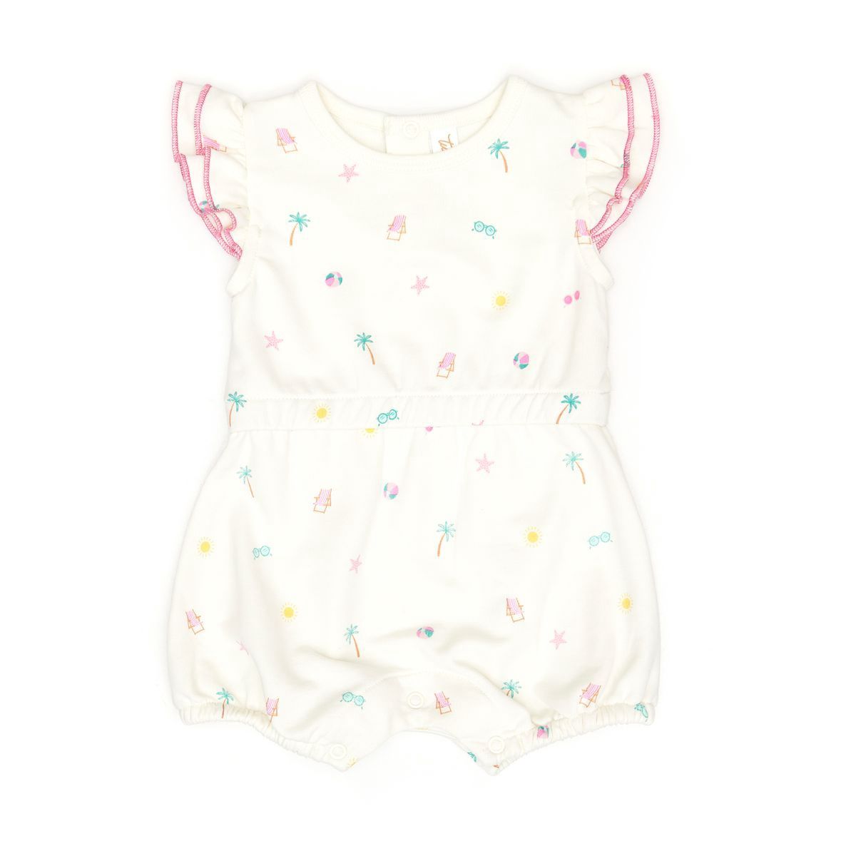 Ruffle Romper - Natural Summer Girl