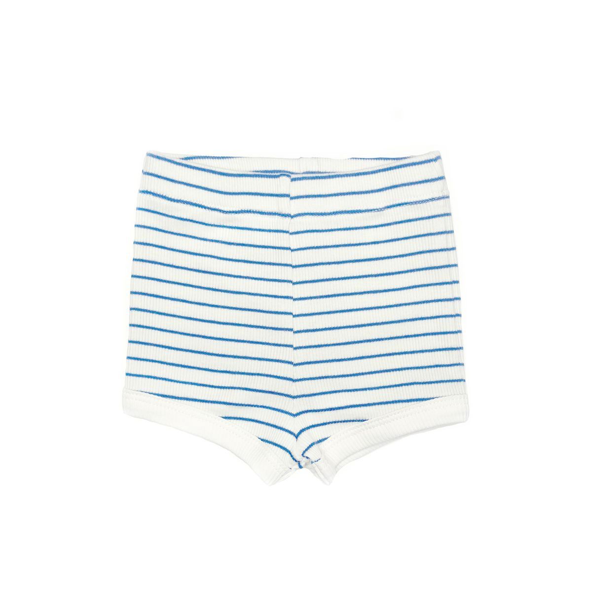 Ribbed Shorts - Blue Stripes