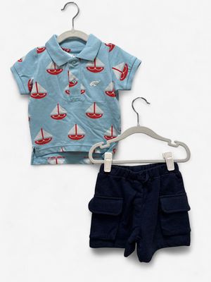 New without Tags - Monica + Andy - Short Sleeve Set - 18-24M - PWE4880