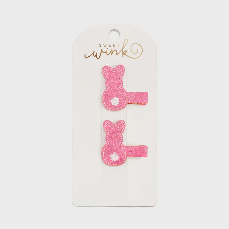 Pink Peeps Easter Clip Set