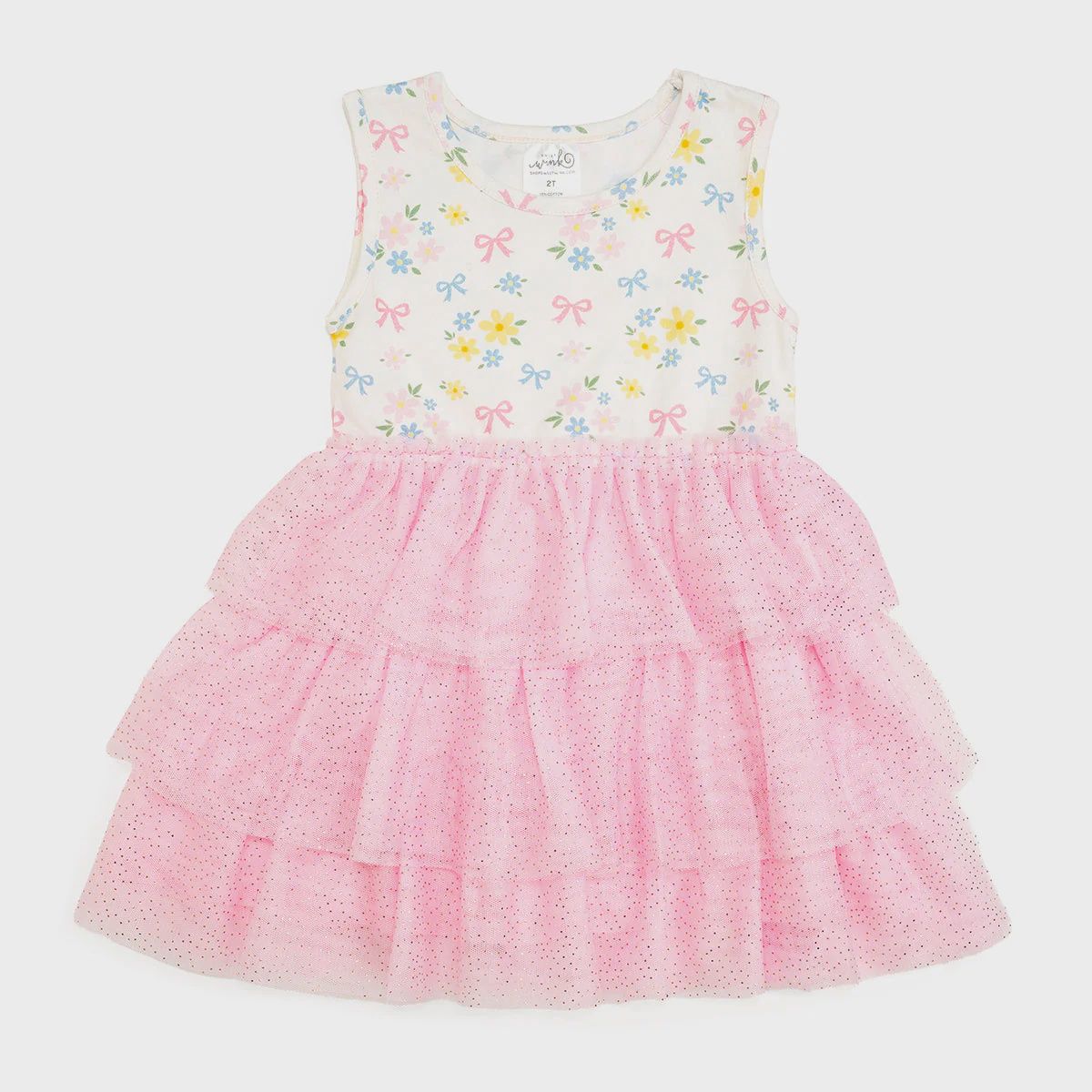 Sweet Floral Tank Tutu Dress