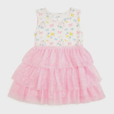 Sweet Floral Tank Tutu Dress