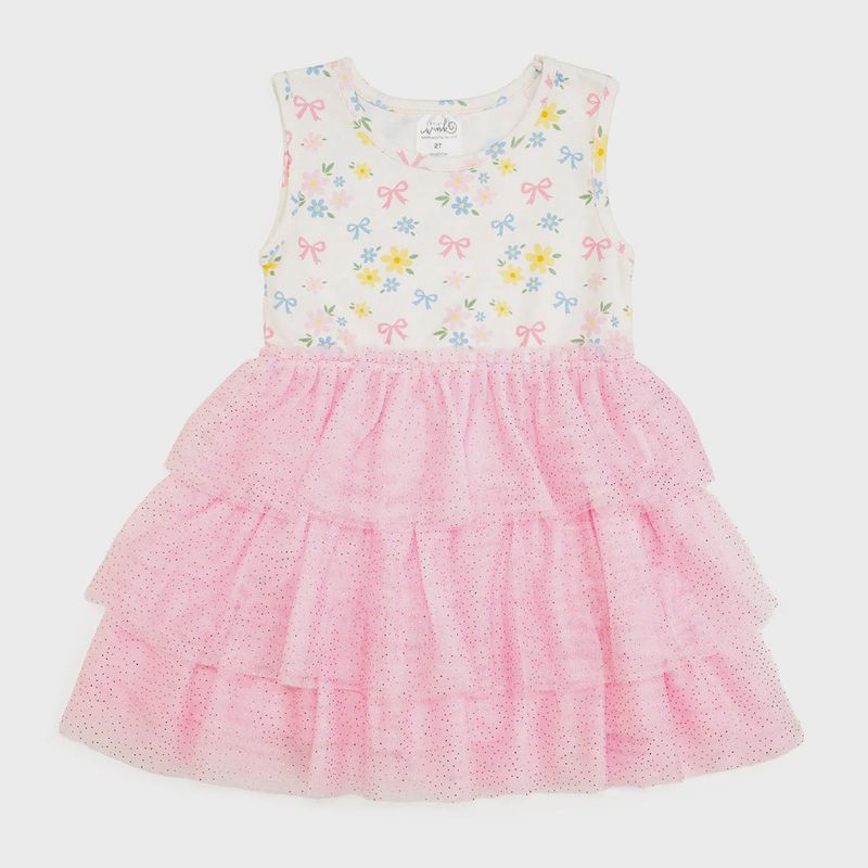 Sweet Floral Tank Tutu Dress