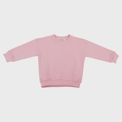 Crewneck Sweatshirt - Solid Pink
