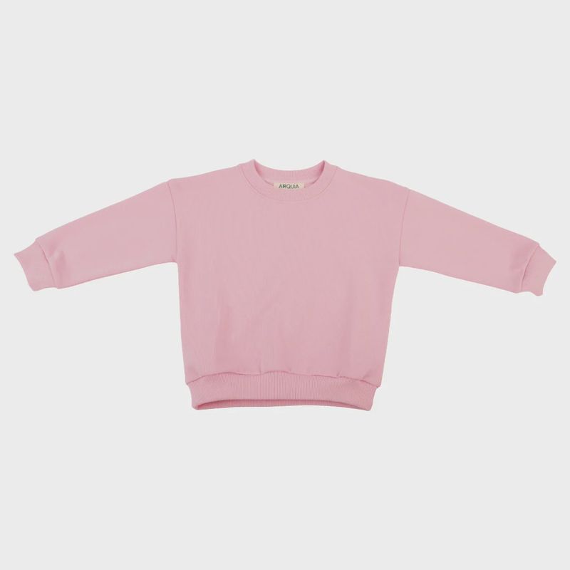 Crewneck Sweatshirt - Solid Pink