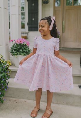 Puff Dress in Dreamy Unicorn