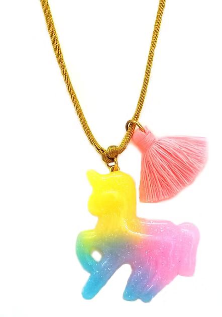 Unicorn Necklace - Rainbow
