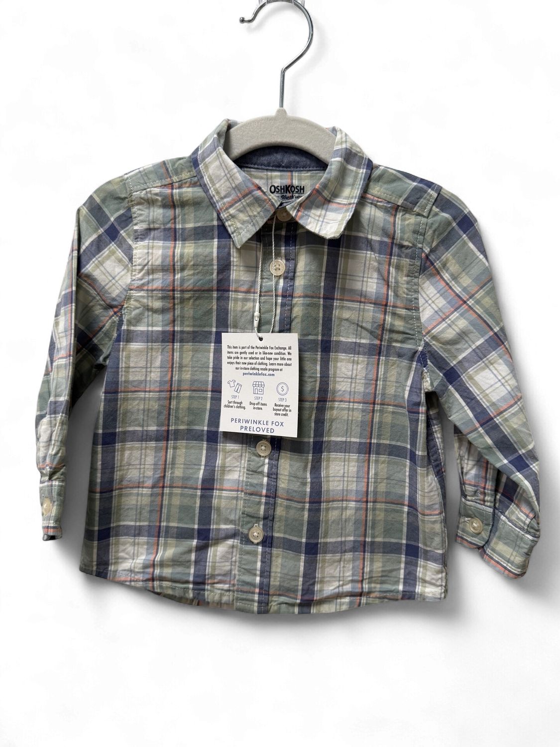 Used - Oshkosh B'Gosh - Long Sleeve Top - 18M - PWE4932