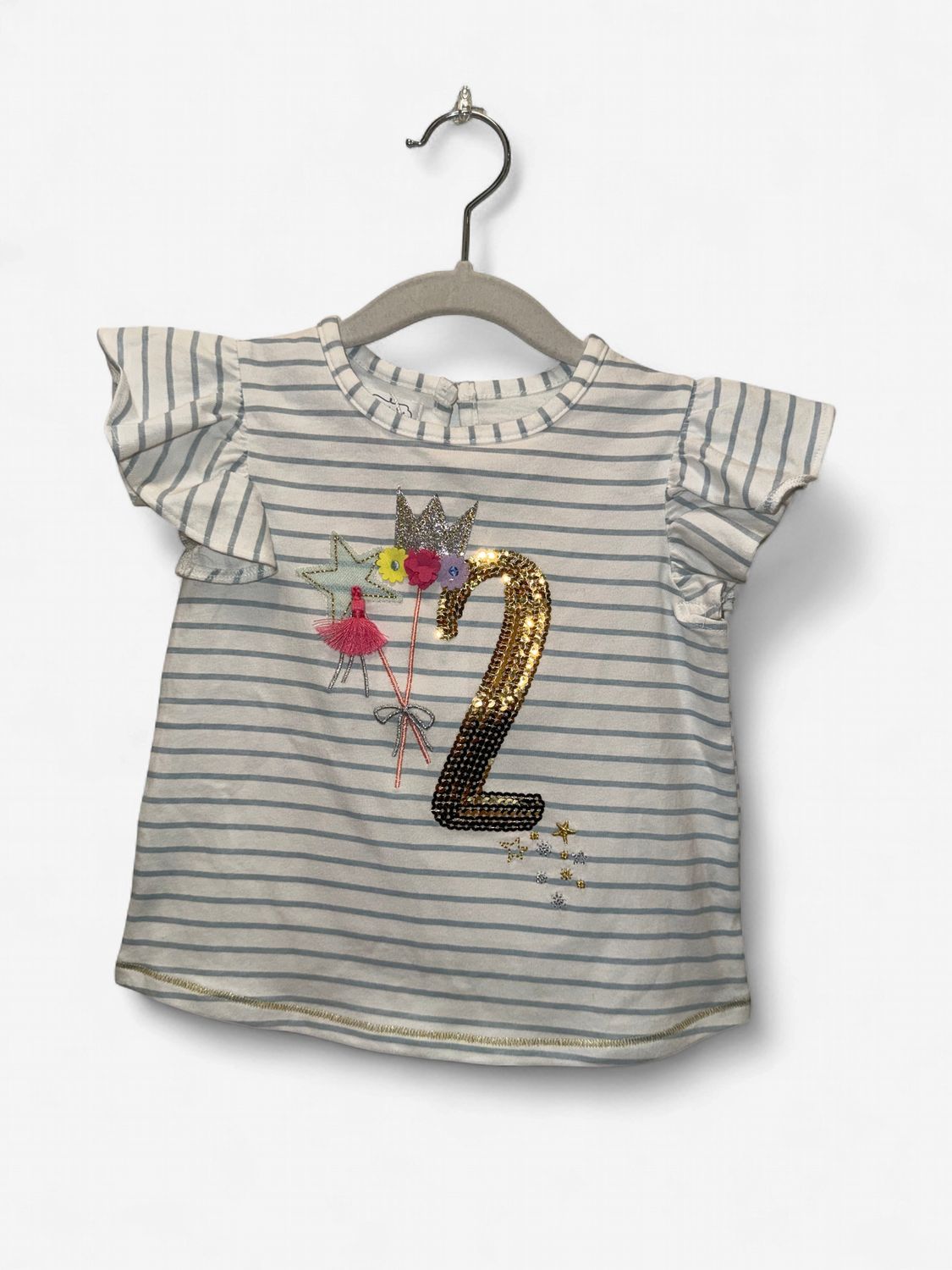 New with Tags - Mud Pie - Short Sleeve Top - 2Y - PWE5008
