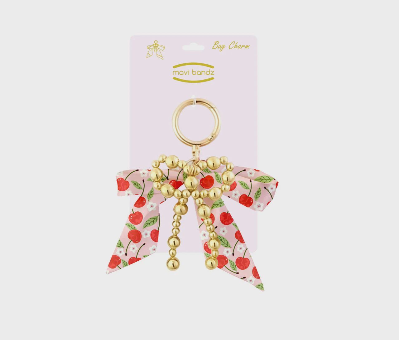 Bag Charm - Cherries