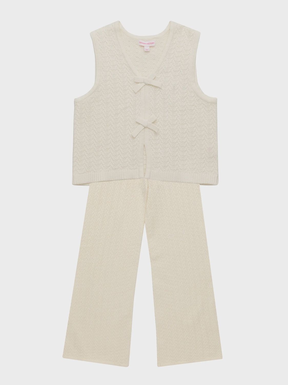 Girl's Knit Vest &amp; Pants Set