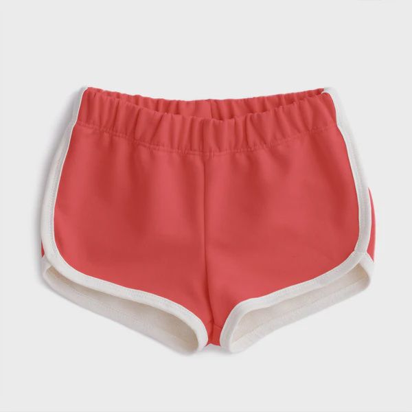 French Terry Shorts - Solid Scarlet Red