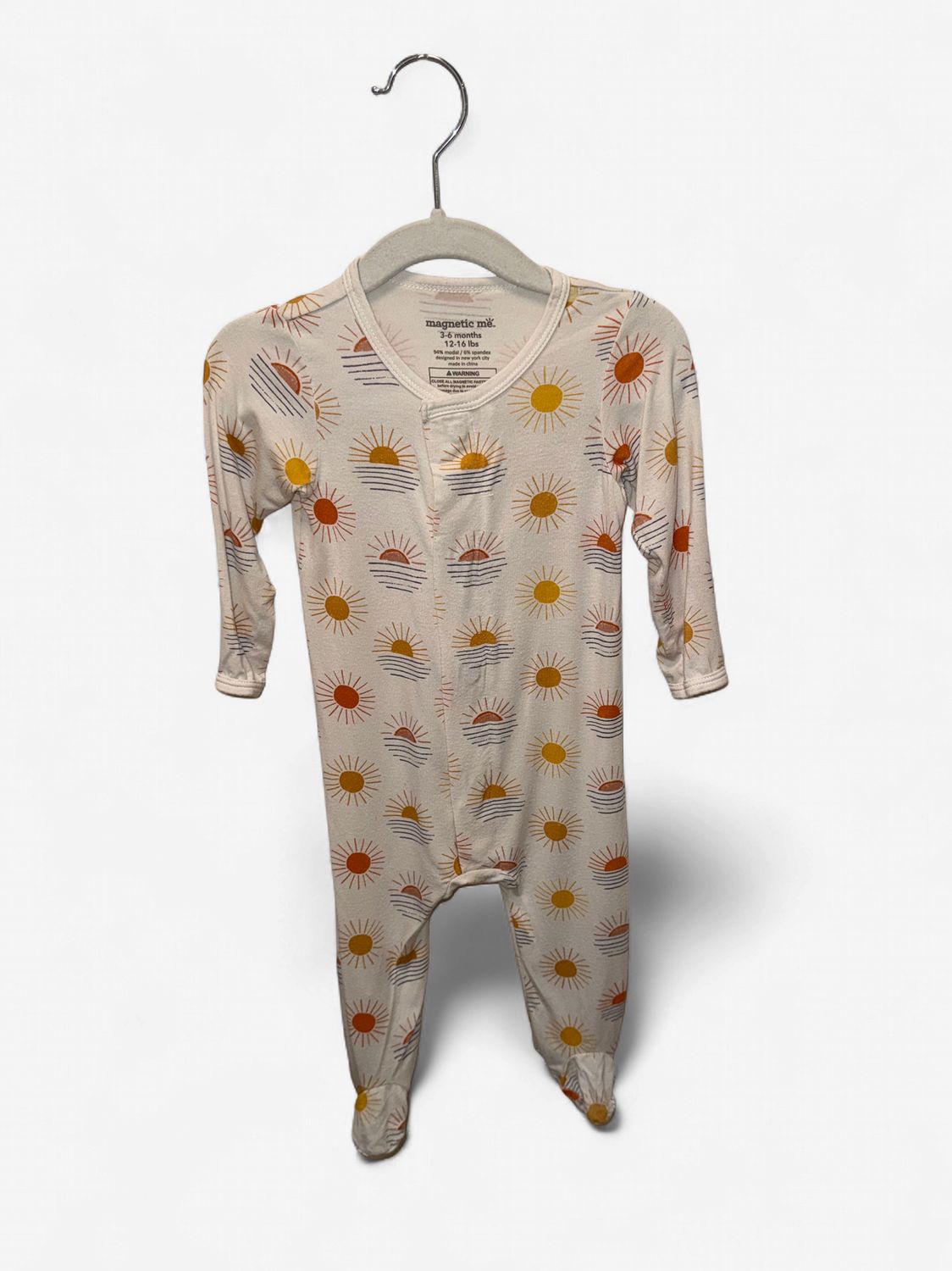 Used - Magnetic Me - One-Piece PJ - 3-6M - PWE5132