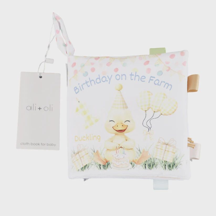 Birthday on the Farm Cloth Book
