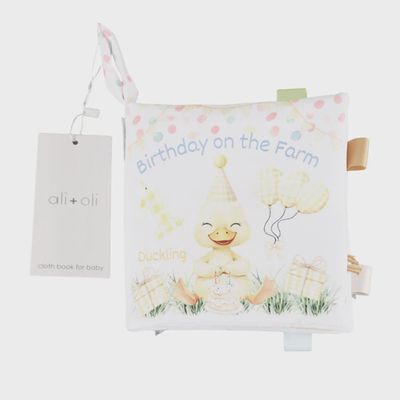 Birthday on the Farm Cloth Book