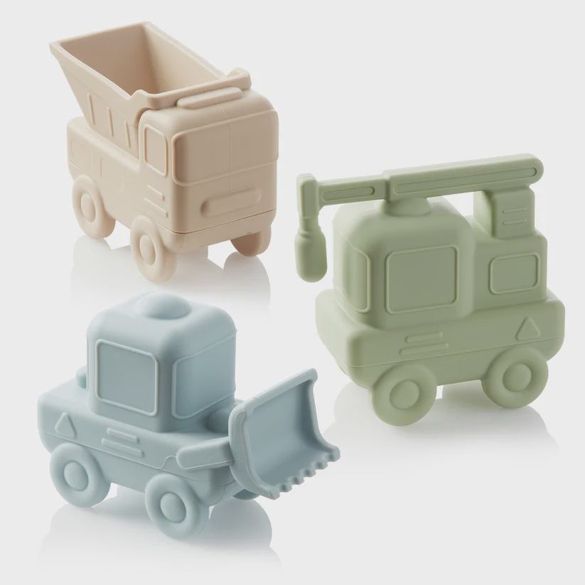 Construction Vehicles  Bath Toys - Play Set of 3