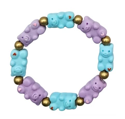 Gummy Bear Bracelet - Blue/Purple