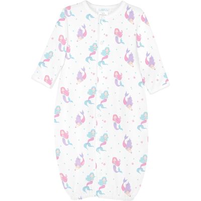 Pima Cotton Converter Sleep Gown - Mermaids