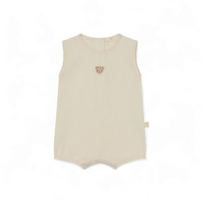 Bear Romper - Beige
