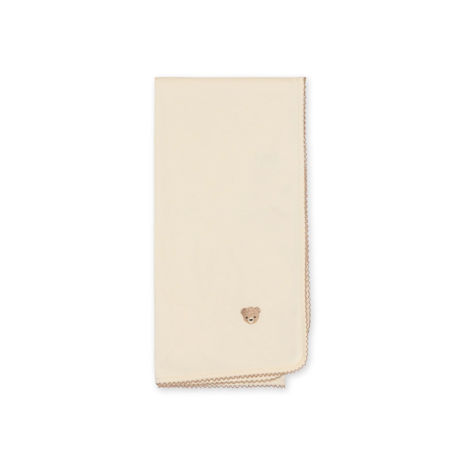 Bear Mini Blanket - Beige