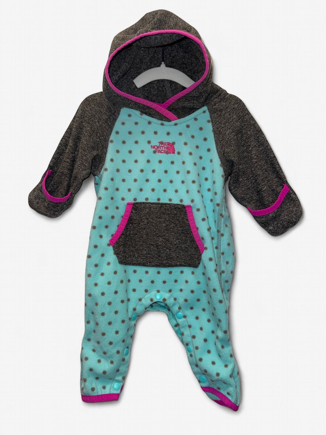 Used - The North Face - Fleece Jumpsuit - 0-3M - PWE5335